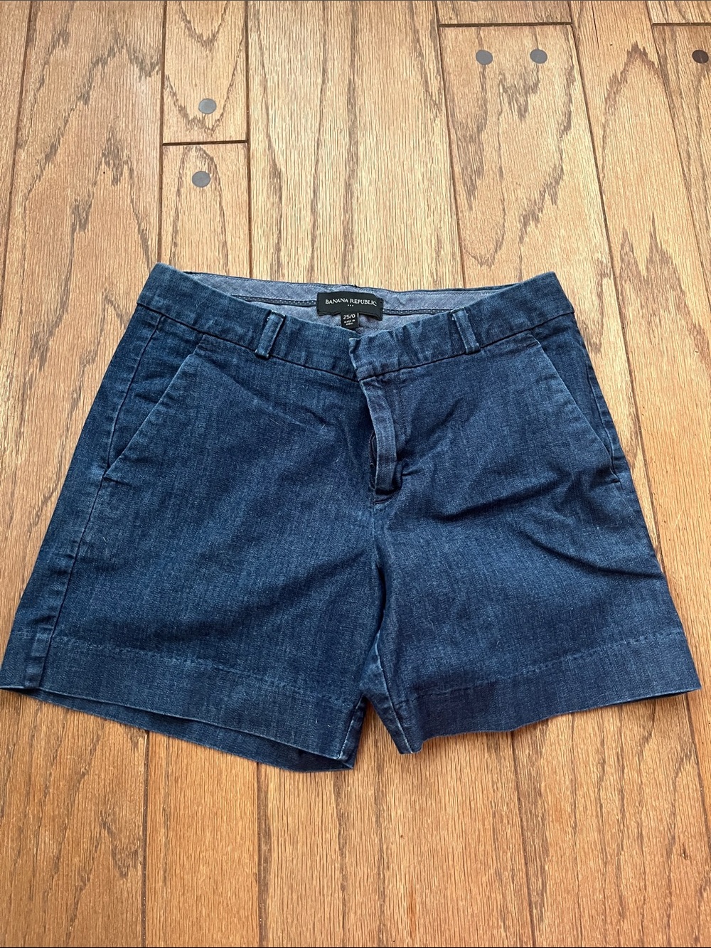 Banana Republic Dark Blue Denim Casual Women's Shorts